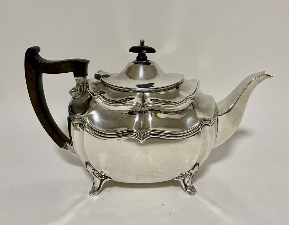 Large Antique Sterling Silver Teapot View III