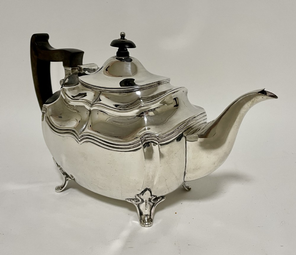 Large Antique Sterling Silver Teapot View VII