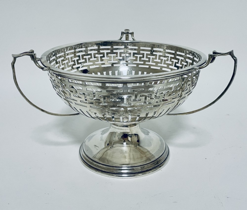 Antique Solid Sterling Silver Tazza