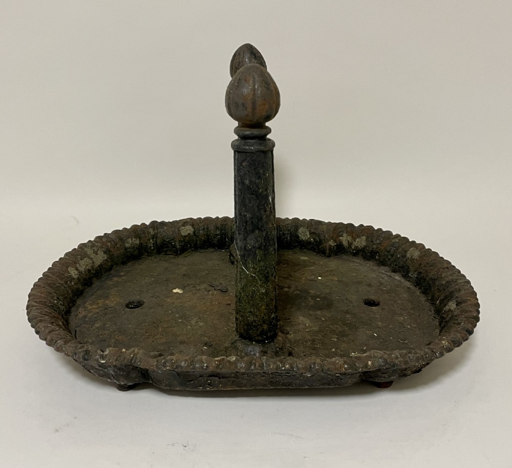 Antique Cast Iron Boot Scraper View IV