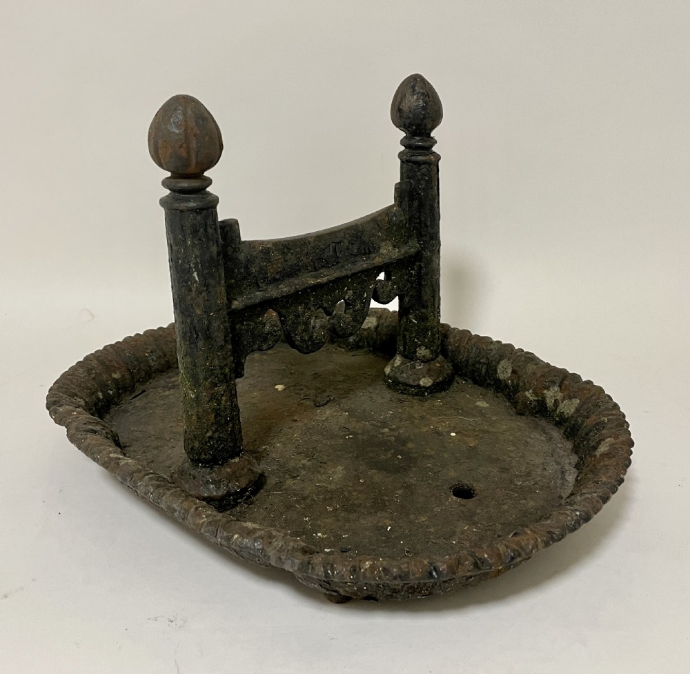 Antique Cast Iron Boot Scraper View VI
