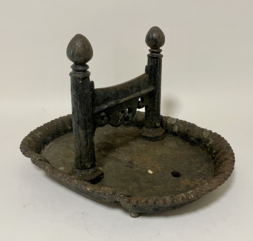 Antique Cast Iron Boot Scraper View VII