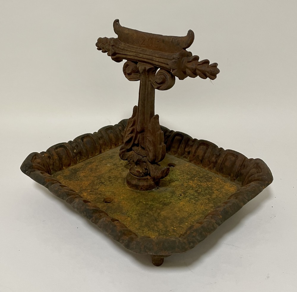 Antique Cast Iron Boot Scraper View II