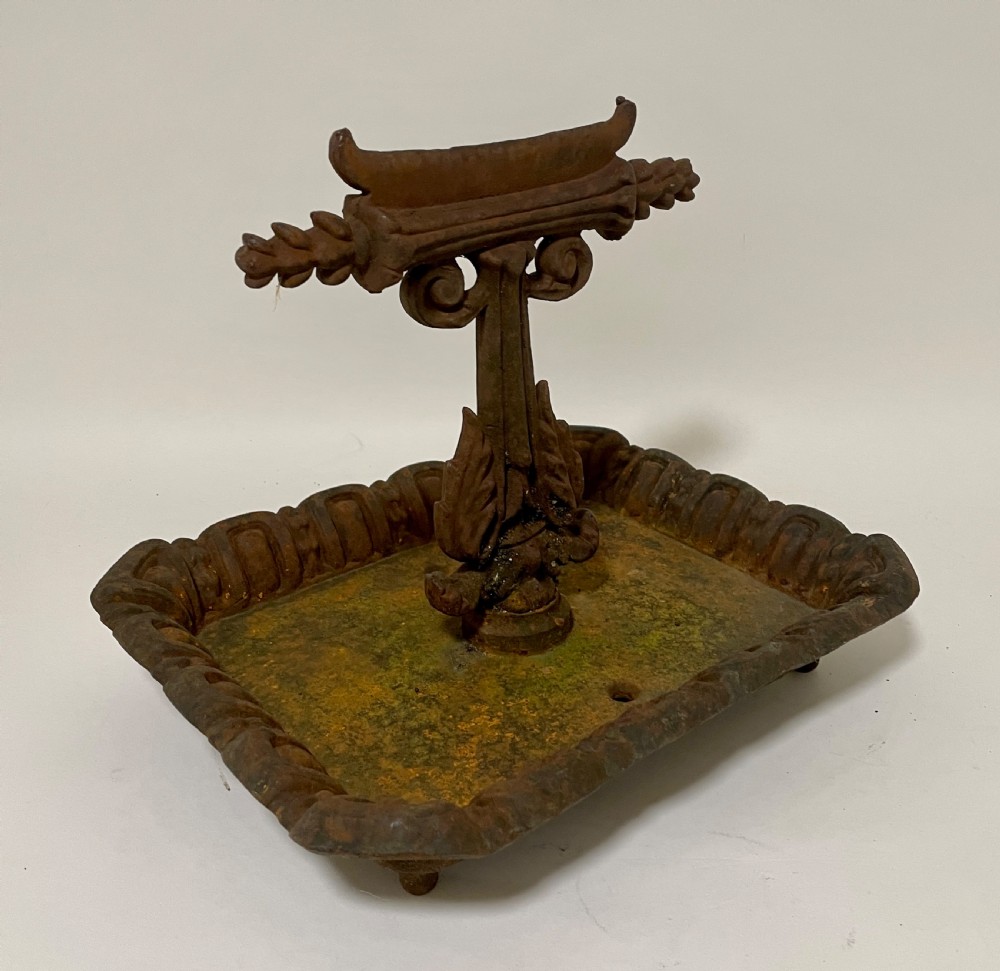 Antique Cast Iron Boot Scraper View III