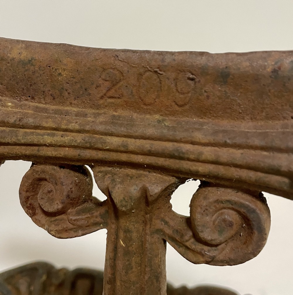 Antique Cast Iron Boot Scraper View IV