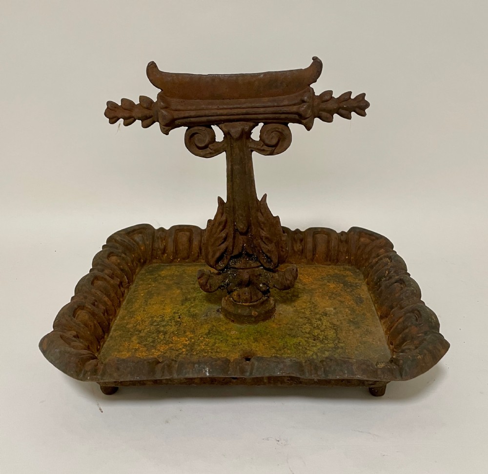 Antique Cast Iron Boot Scraper View V