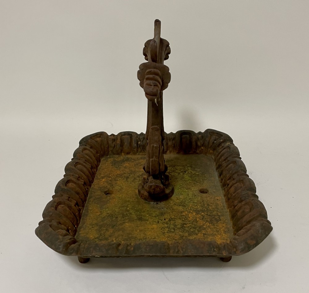 Antique Cast Iron Boot Scraper View VI