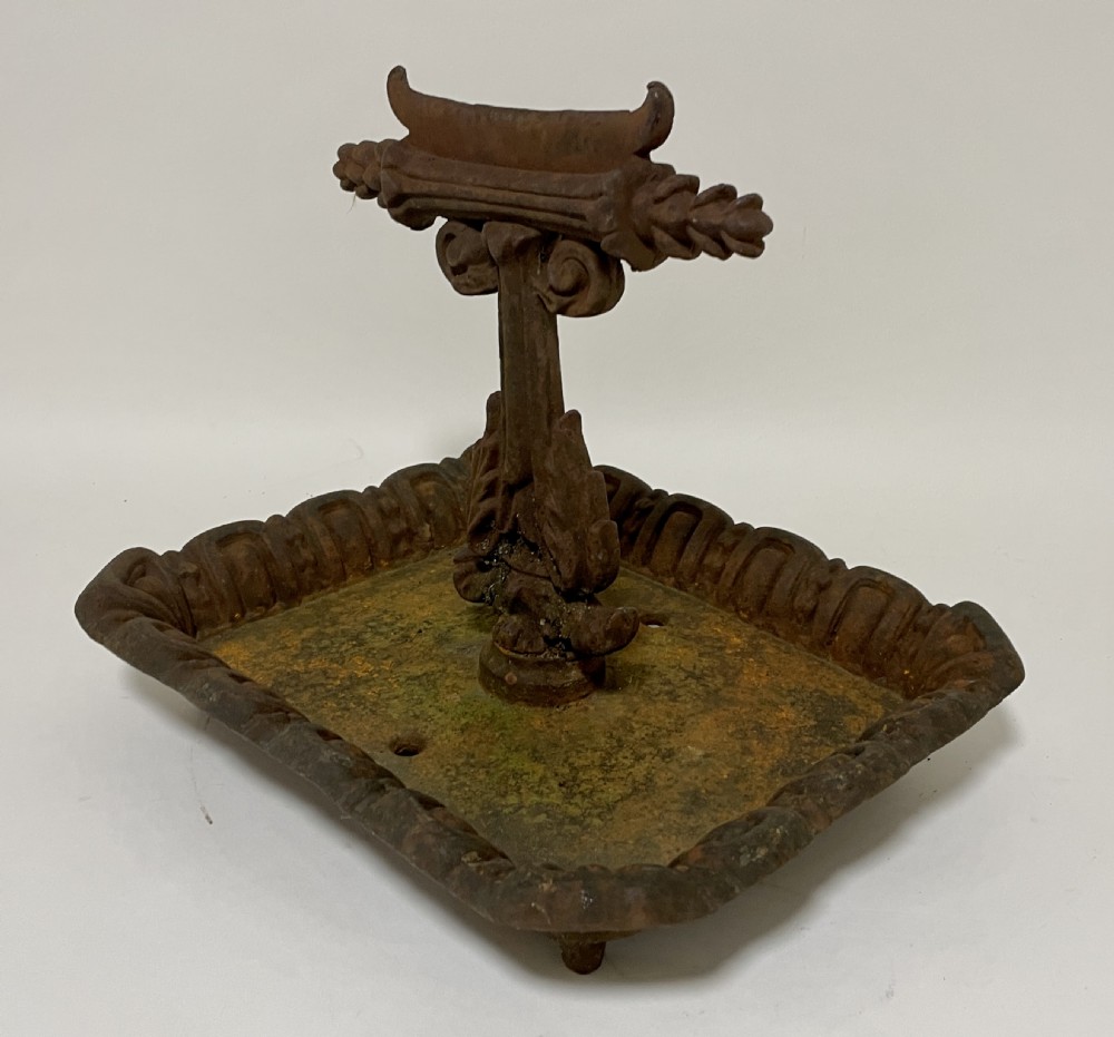 Antique Cast Iron Boot Scraper View VII