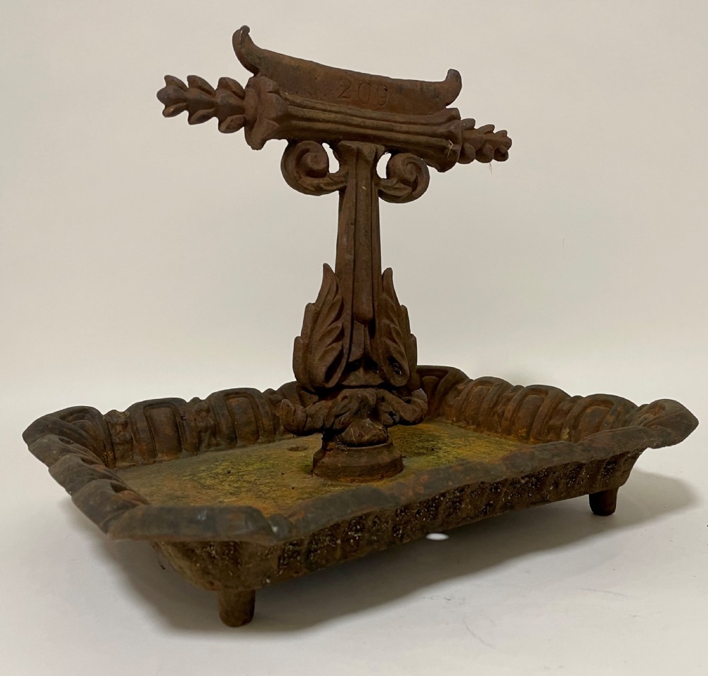 Antique Cast Iron Boot Scraper View X