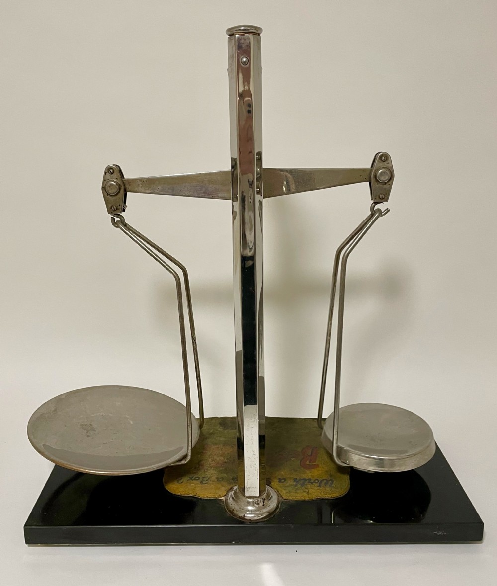 Antique Chemist Shop Display Scales View IX
