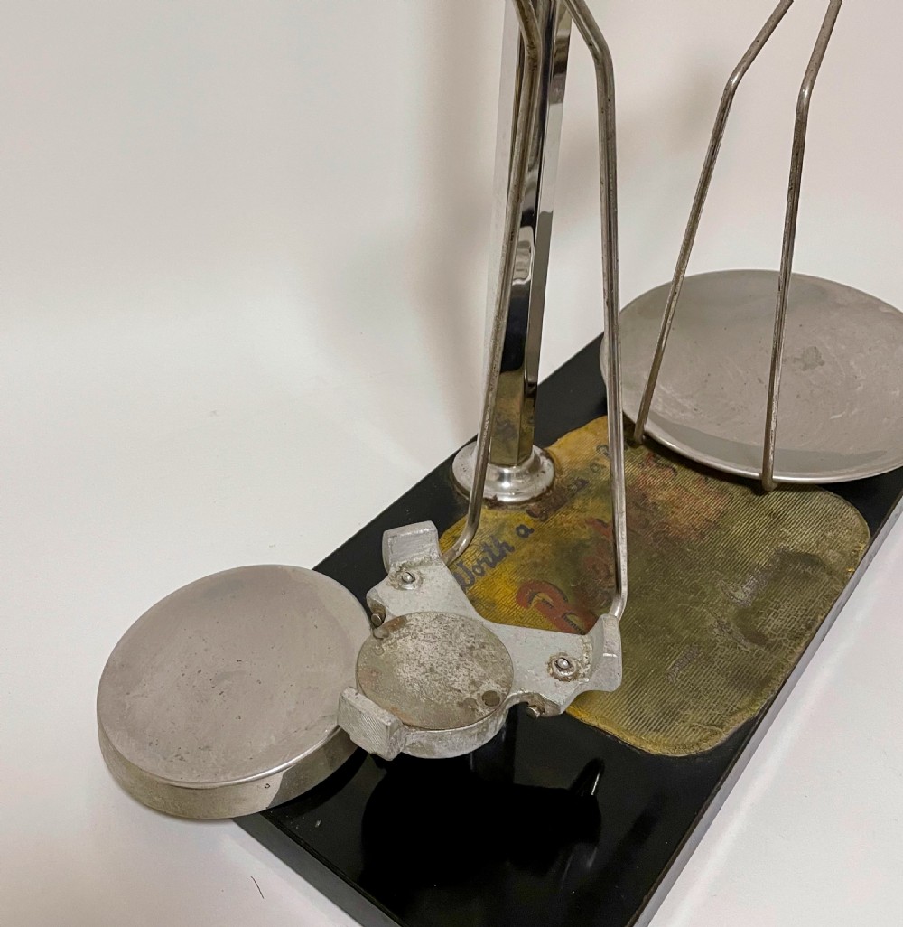 Antique Chemist Shop Display Scales View XI