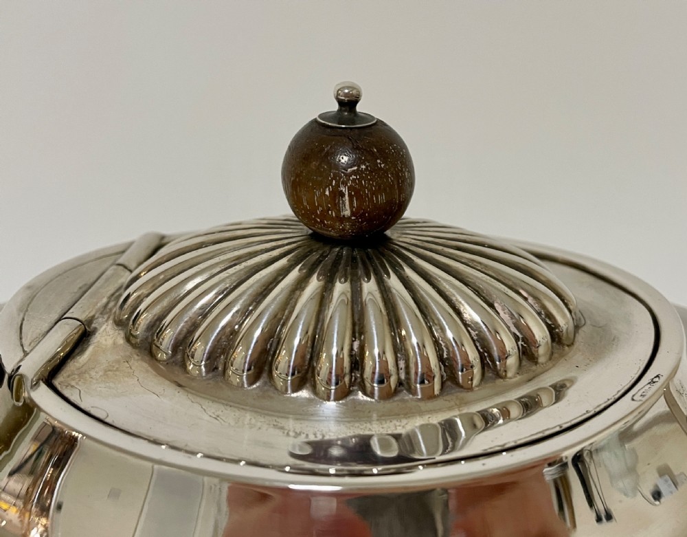 Antique Solid Sterling Silver Tea Pot View XI