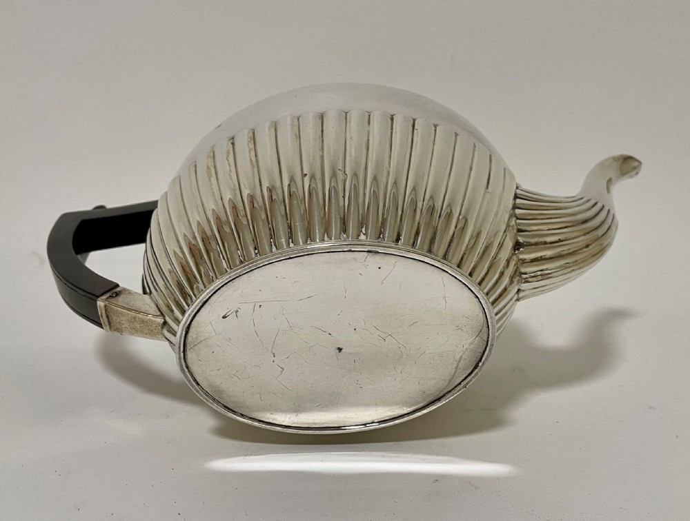 Antique Solid Sterling Silver Tea Pot View XV