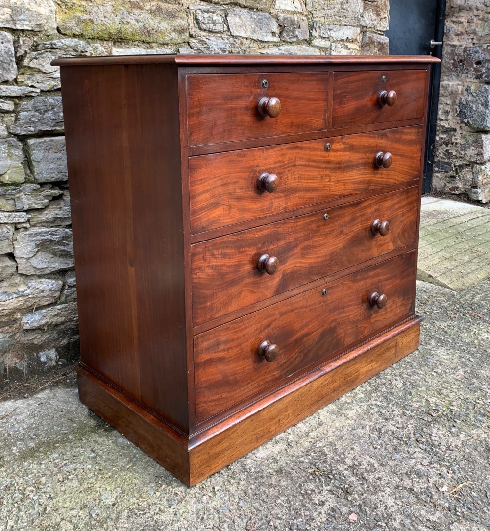Large Victorian Mahogany Chest of Drawers View II