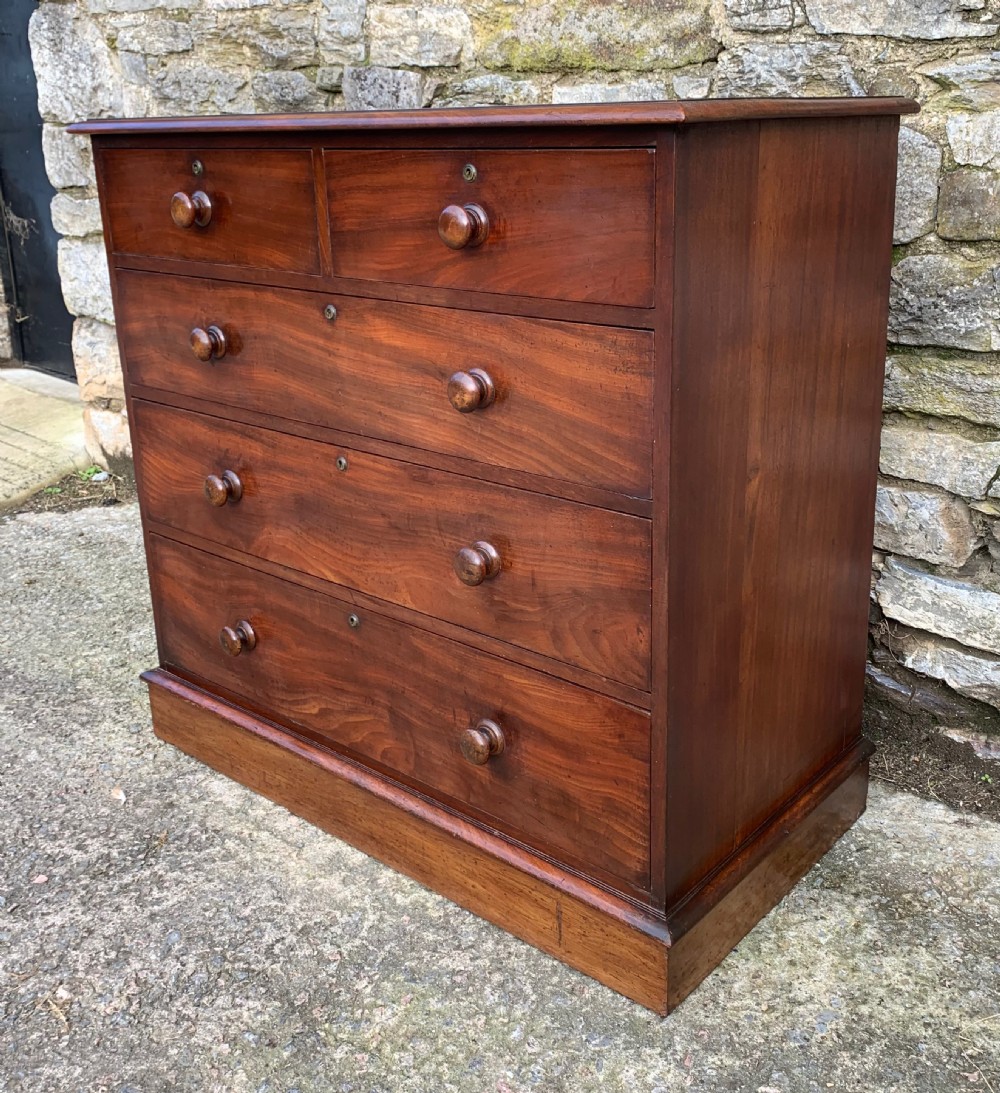 Large Victorian Mahogany Chest of Drawers View IV
