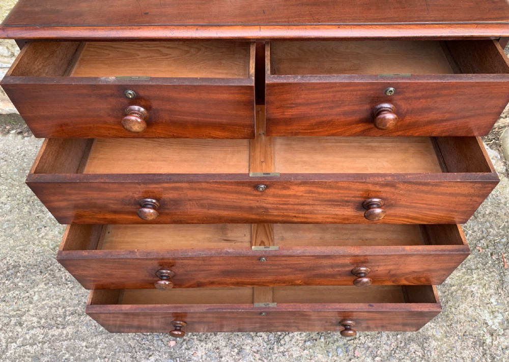 Large Victorian Mahogany Chest of Drawers View X