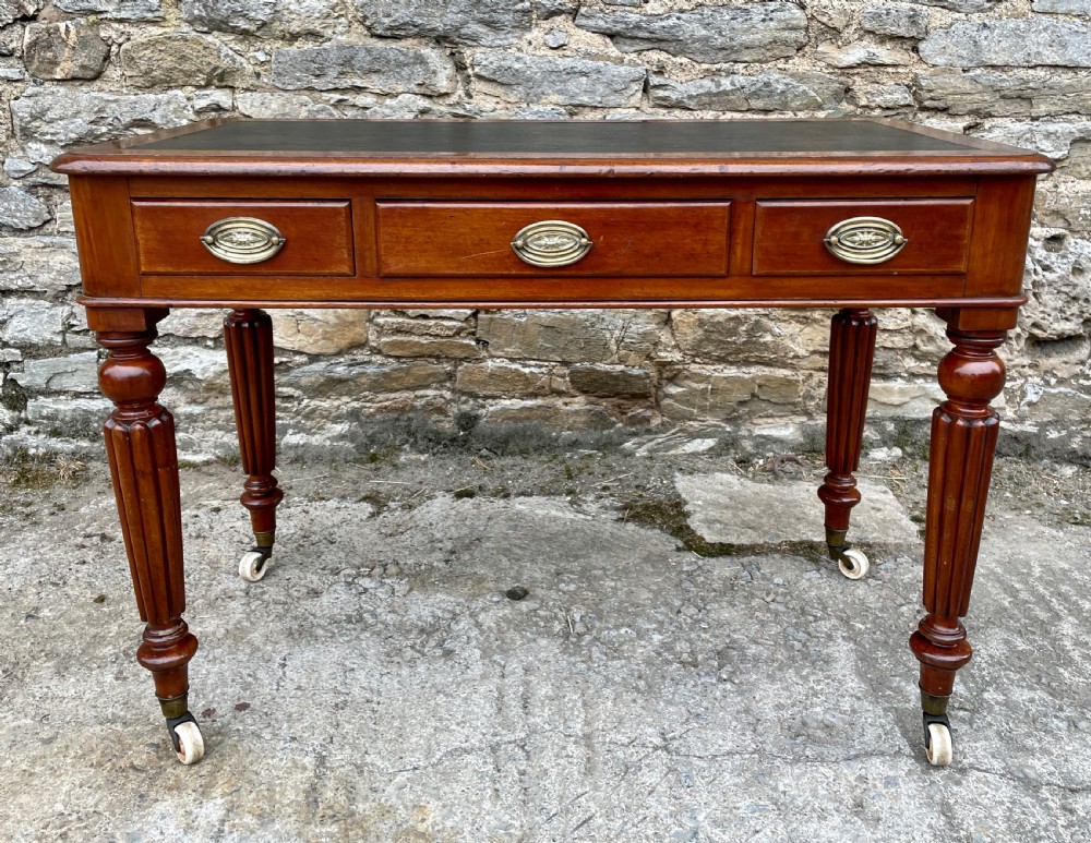 Antique Victorian Mahogany Writing Table View III