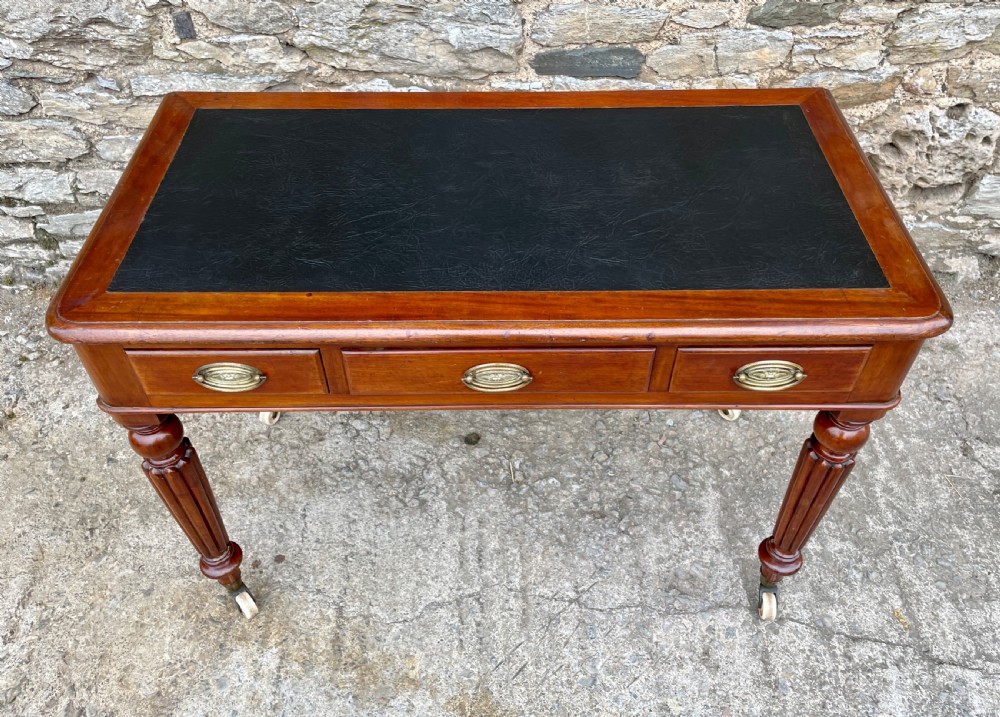 Antique Victorian Mahogany Writing Table View IV