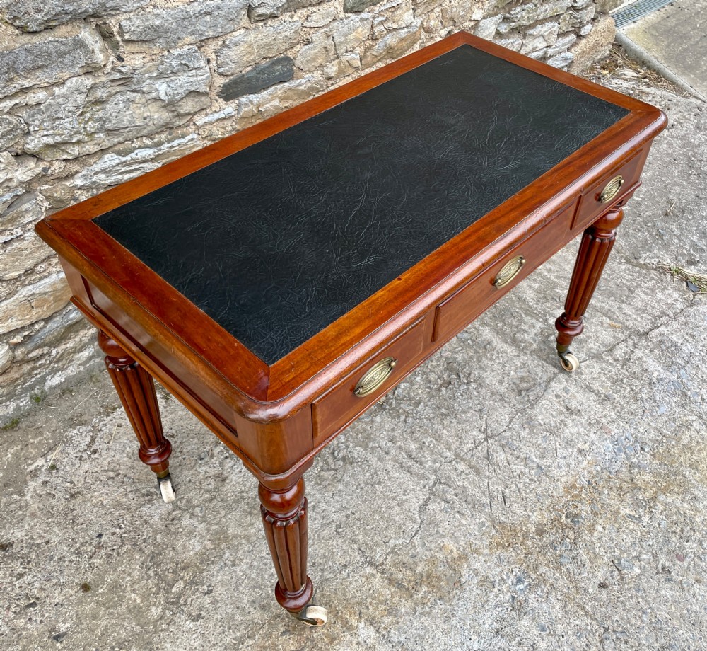 Antique Victorian Mahogany Writing Table View V