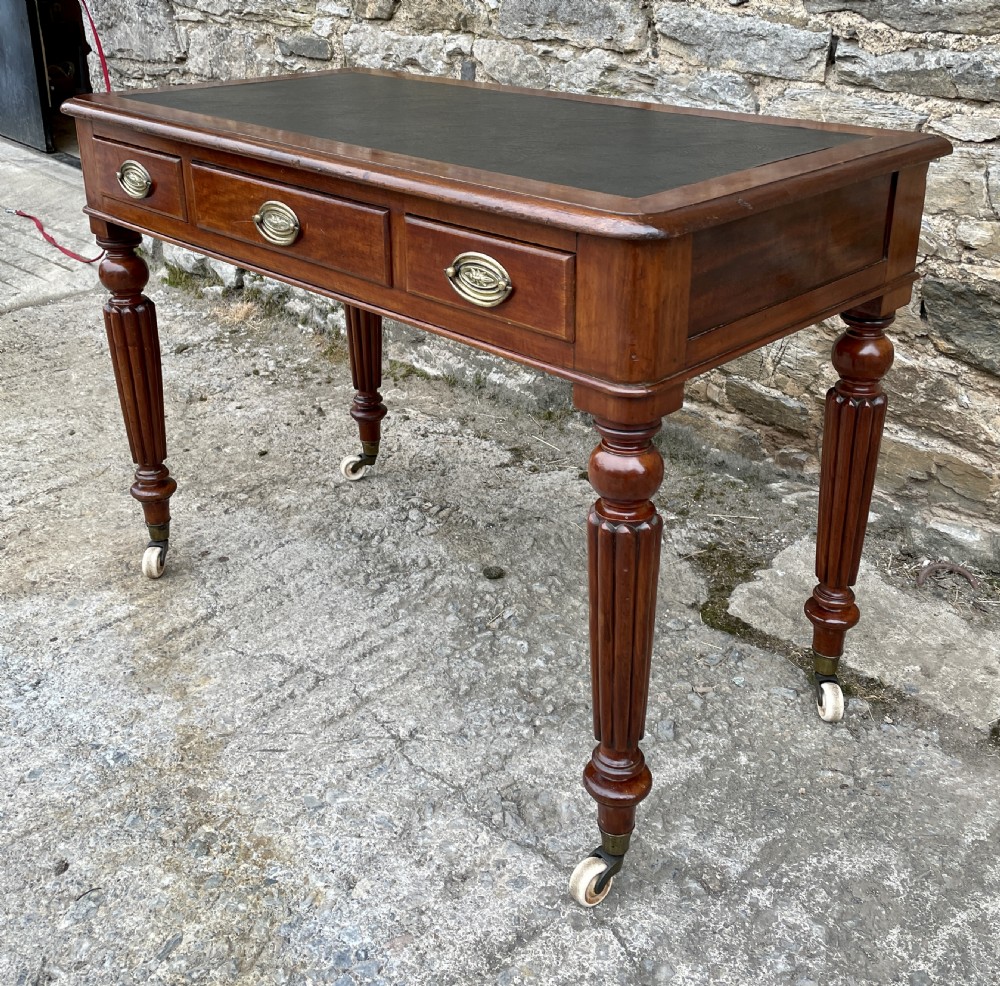 Antique Victorian Mahogany Writing Table View VIII