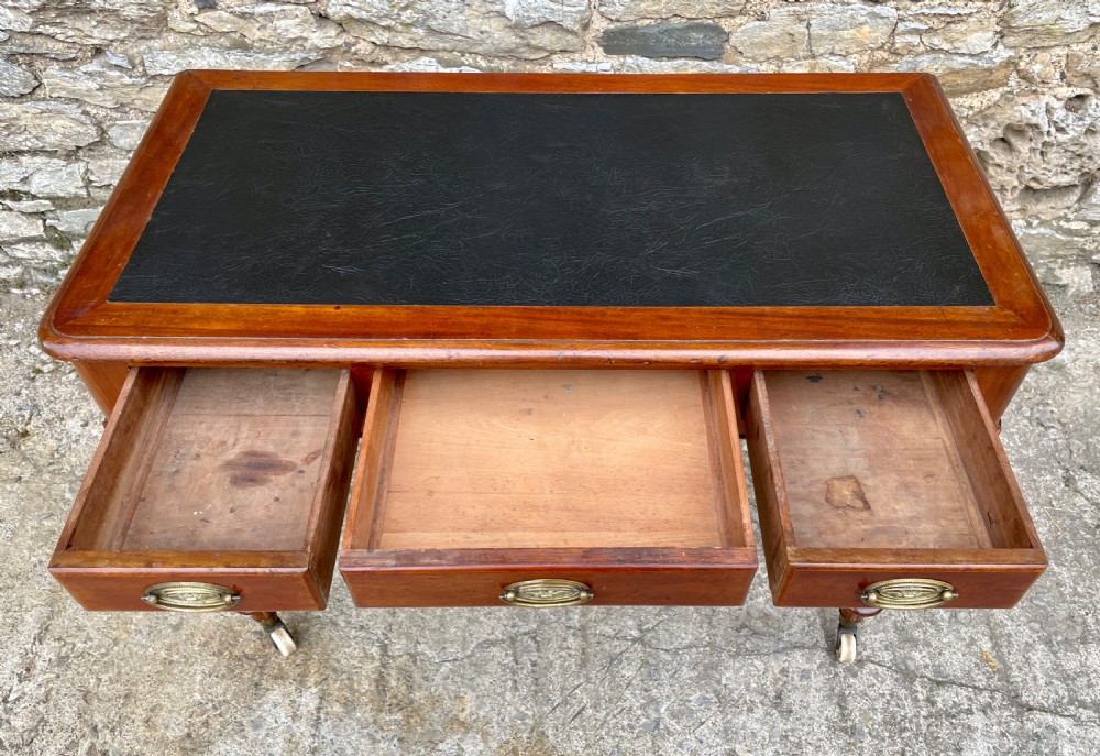 Antique Victorian Mahogany Writing Table View XIV