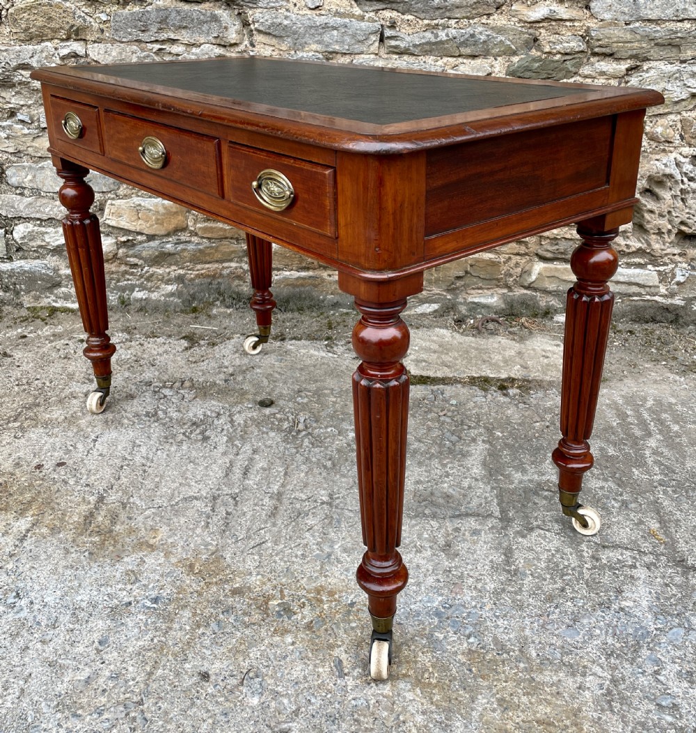 Antique Victorian Mahogany Writing Table View XVIII