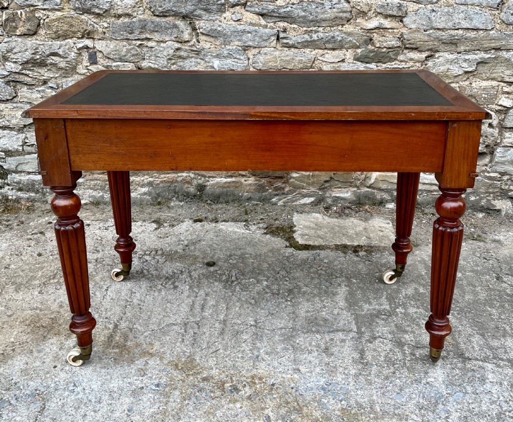 Antique Victorian Mahogany Writing Table View XX