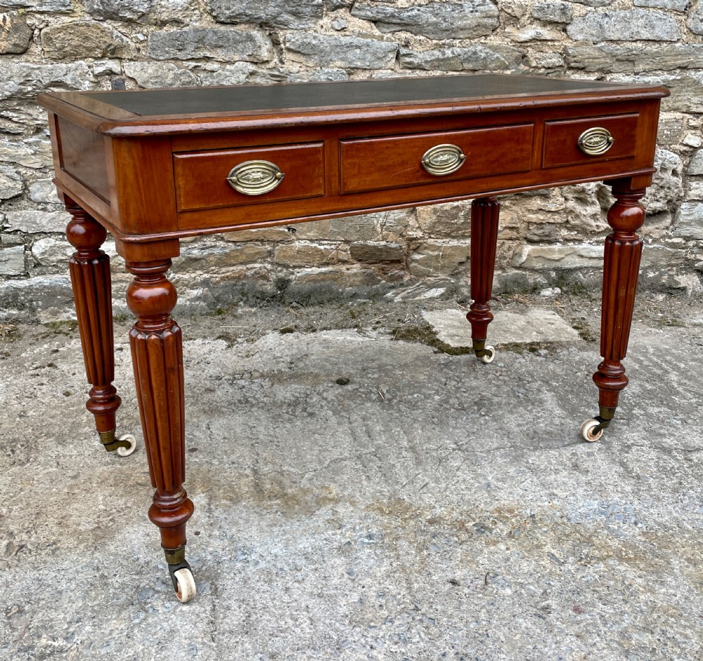 Antique Victorian Mahogany Writing Table View XXIII