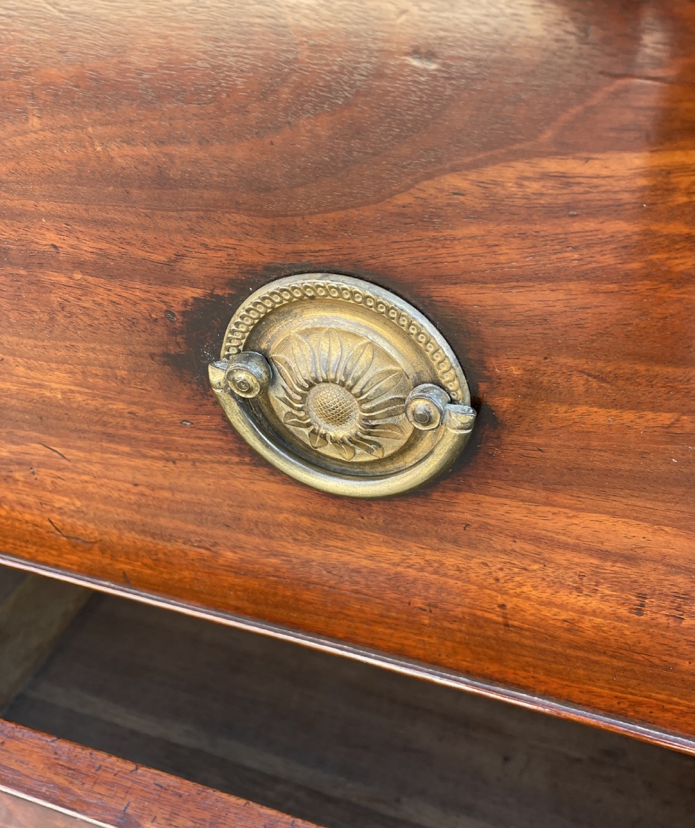 Georgian Mahogany Chest on Chest Tallboy with Brushing Slide View XX