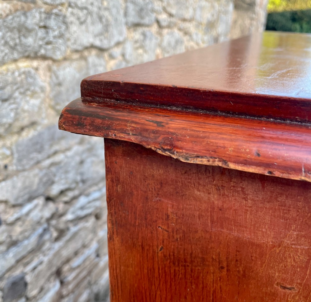 Victorian Pine Chest of Drawers in Original Finish View XVIII