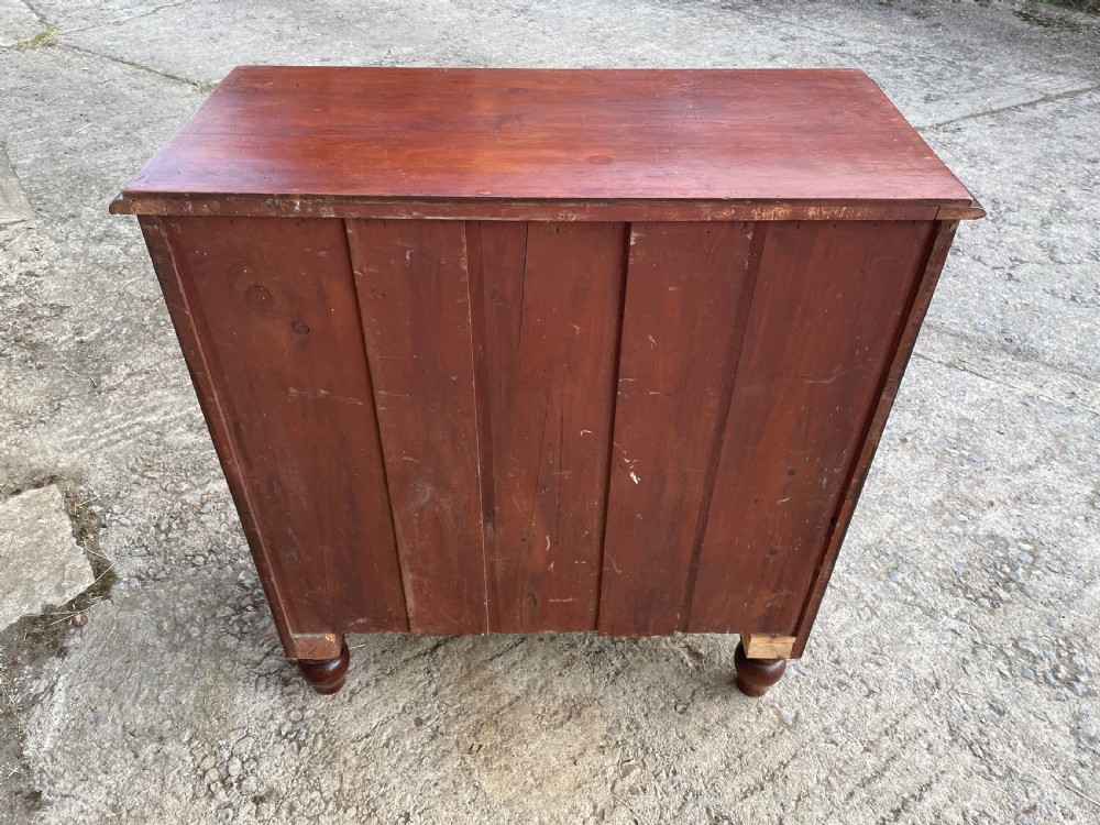 Victorian Pine Chest of Drawers in Original Finish View XXIII