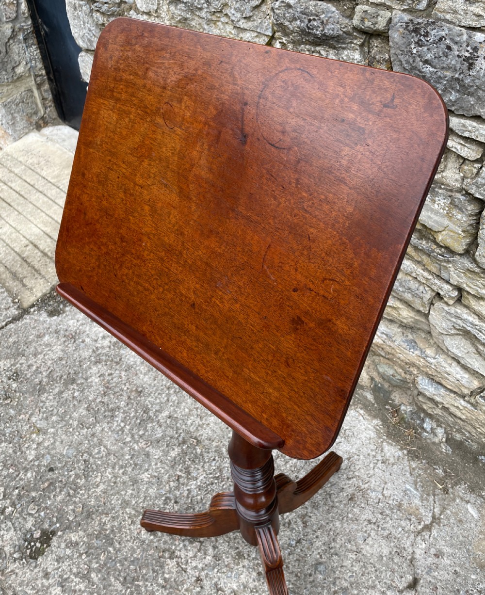 Regency Mahogany Adjustable Reading Music Table View X