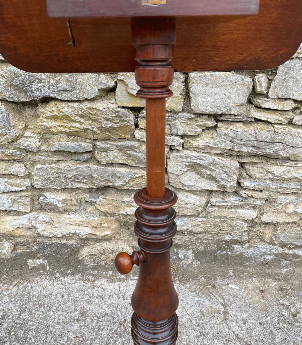 Regency Mahogany Adjustable Reading Music Table View XVII