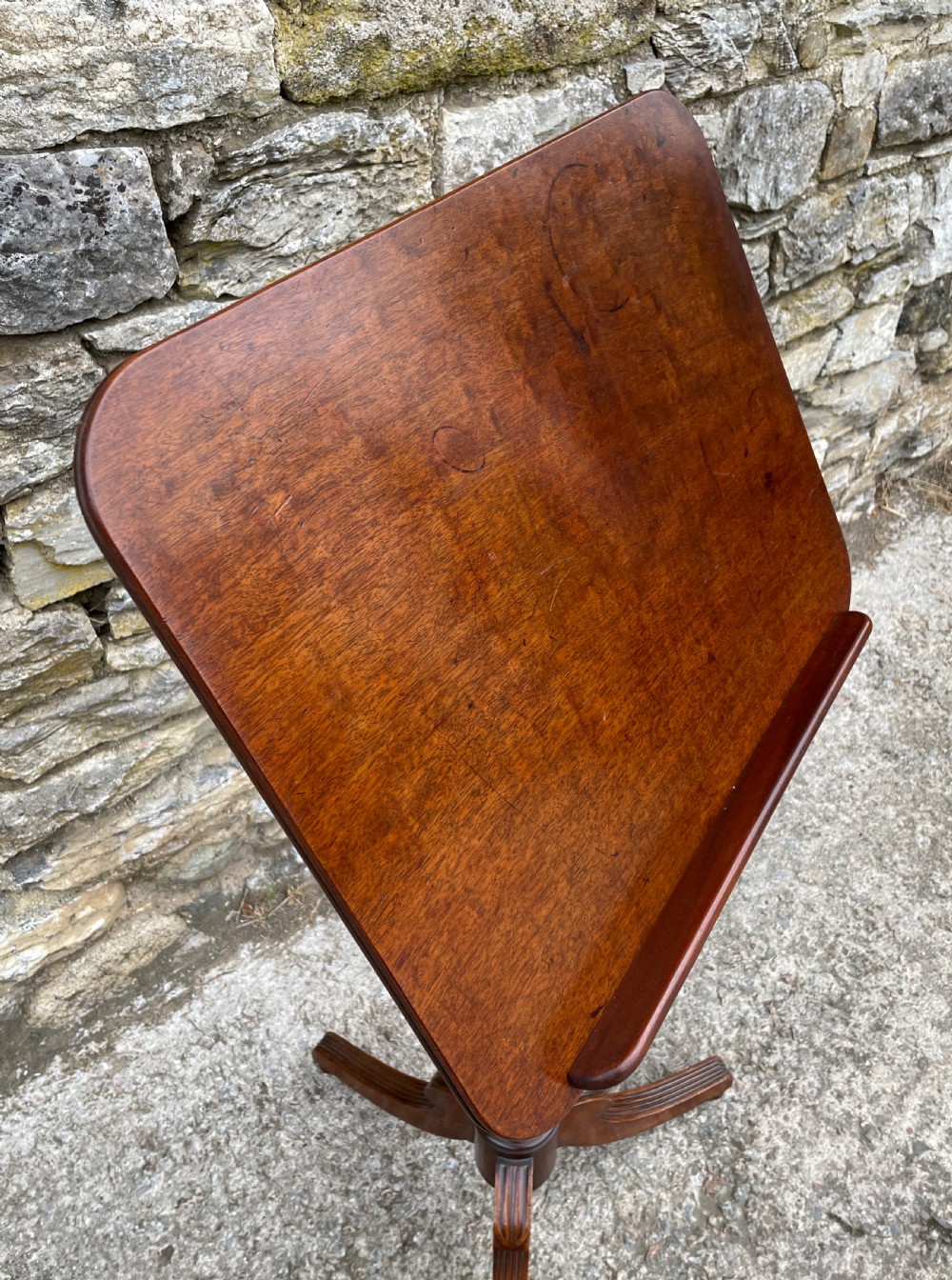 Regency Mahogany Adjustable Reading Music Table View XXIII