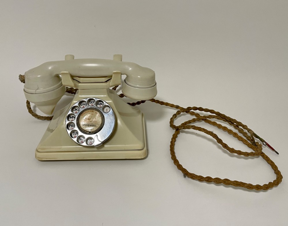 Original Bakelite GPO Ivory Telephone 164L