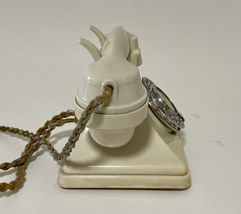 Original Bakelite GPO Ivory Telephone 164L View VIII