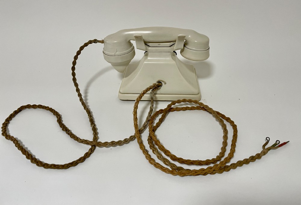 Original Bakelite GPO Ivory Telephone 164L View XV