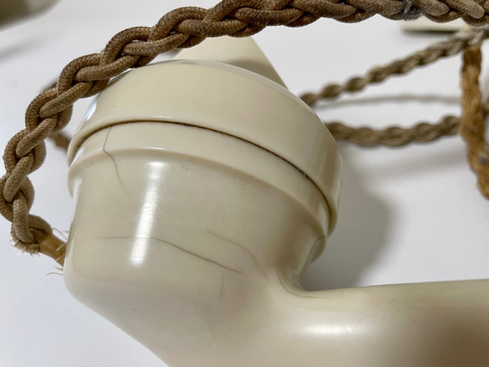 Original Bakelite GPO Ivory Telephone 164L View XIX
