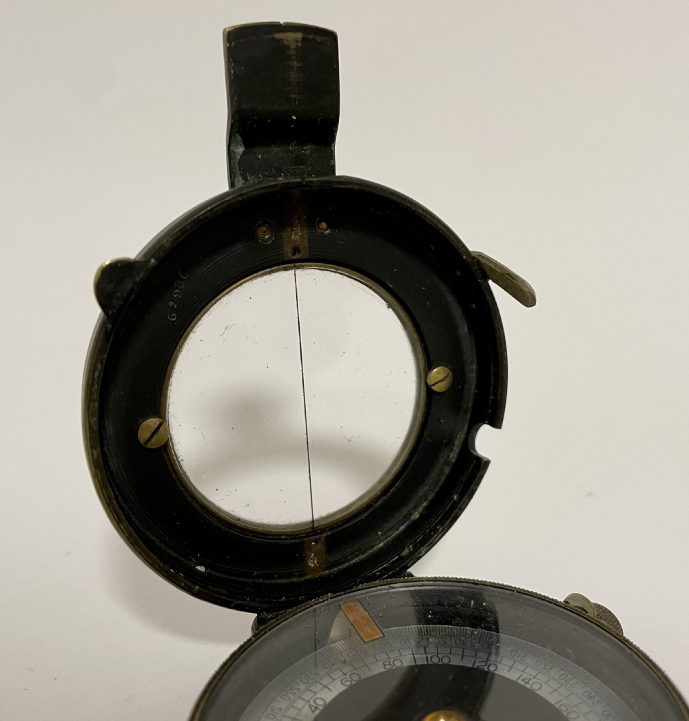 WW1 Military Pocket Compass Verners Pattern VIII View VIII
