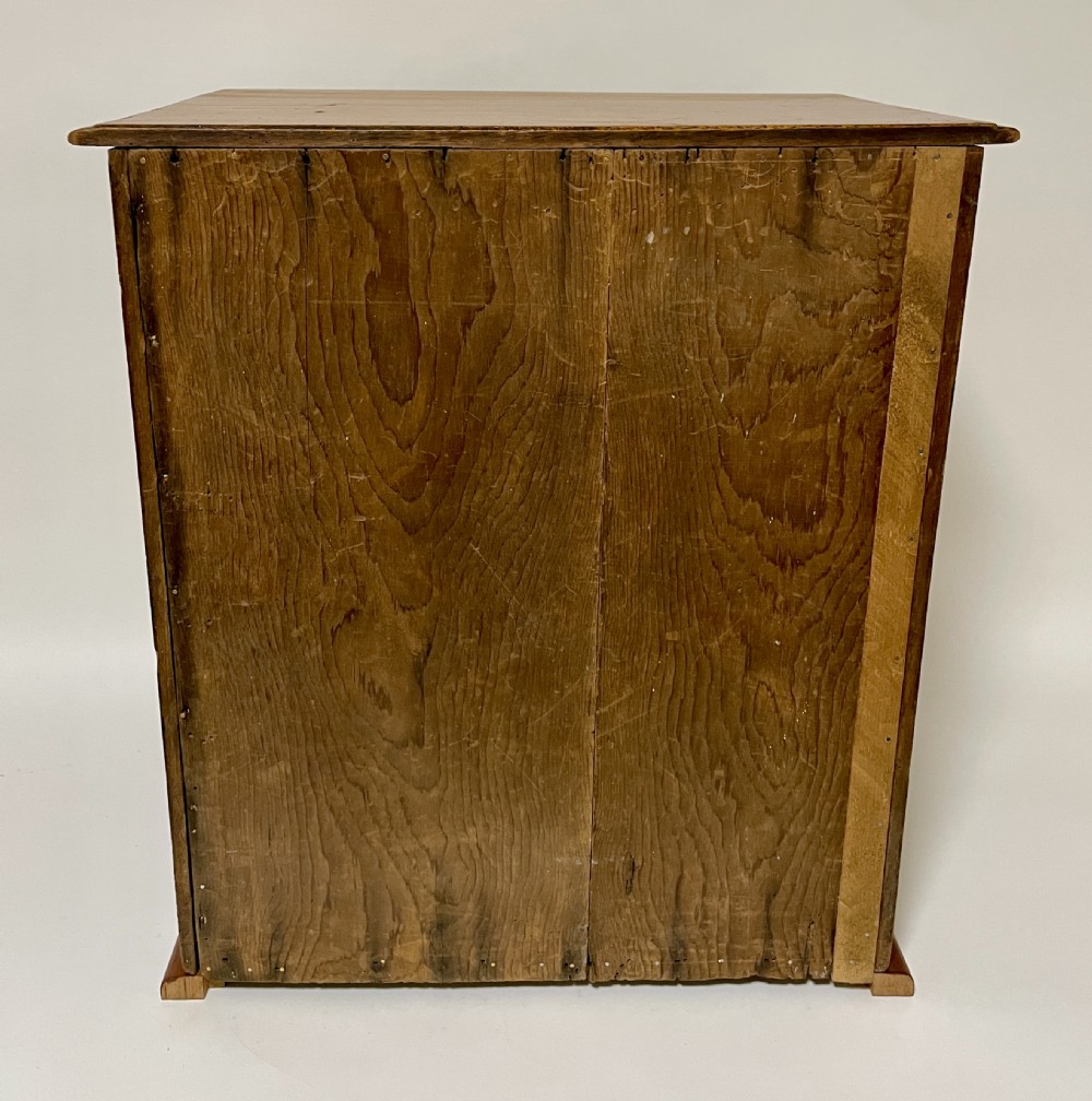Antique Walnut Specimen Collectors Cabinet View IV