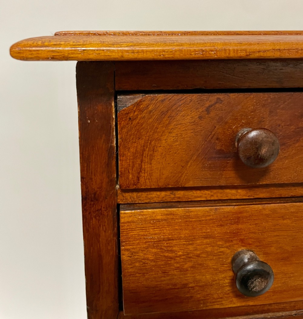 Antique Walnut Specimen Collectors Cabinet View XI