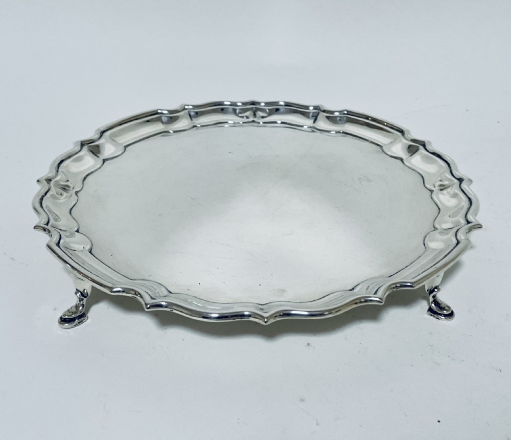 Antique Solid Sterling Silver Salver
