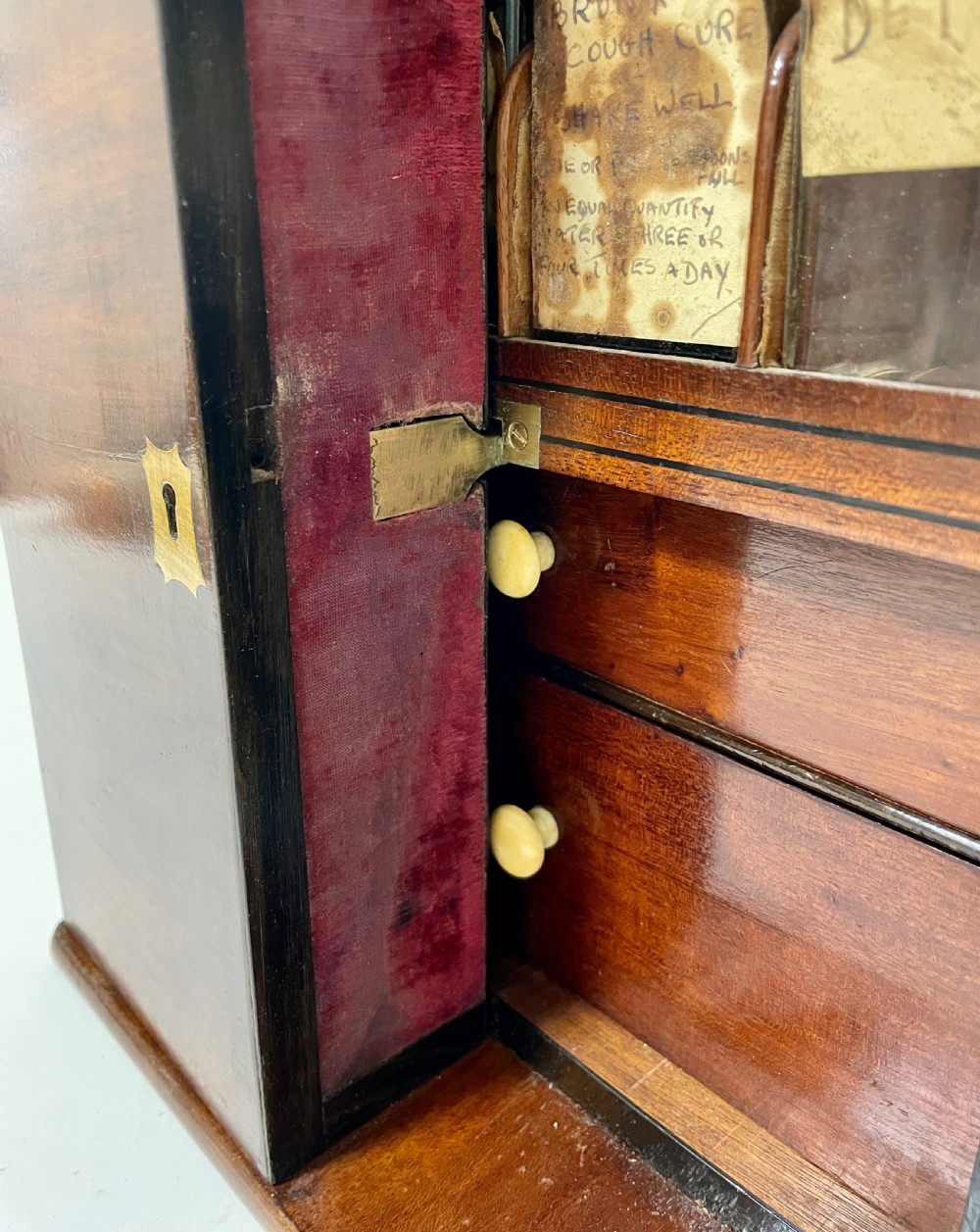 Georgian Mahogany Apothecary Cabinet View XII