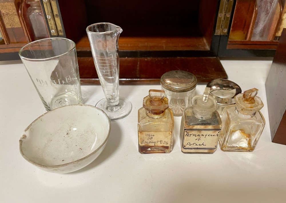 Georgian Mahogany Apothecary Cabinet View XVII