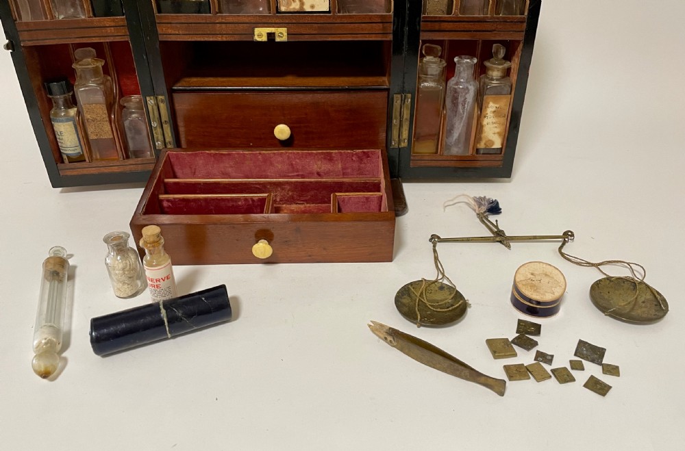 Georgian Mahogany Apothecary Cabinet View XVIII