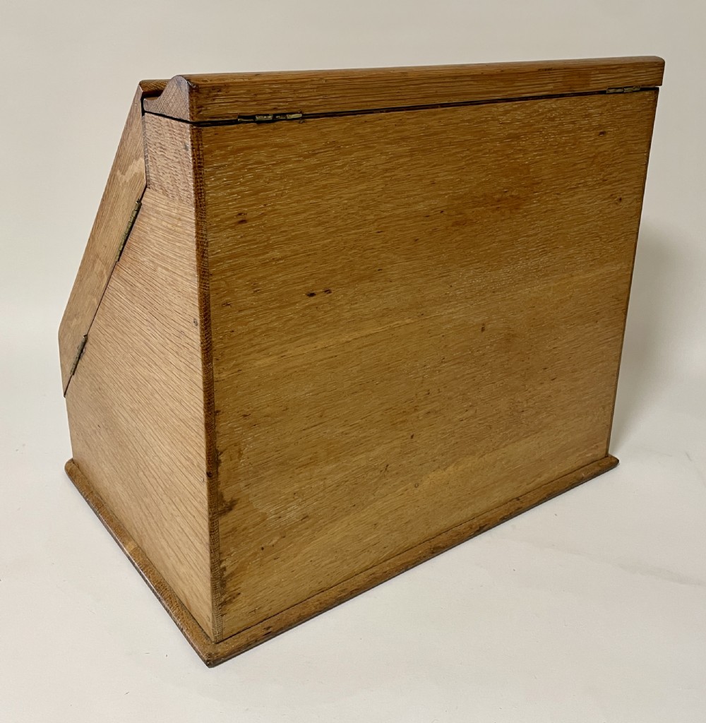 Victorian Oak Stationery Cabinet View V