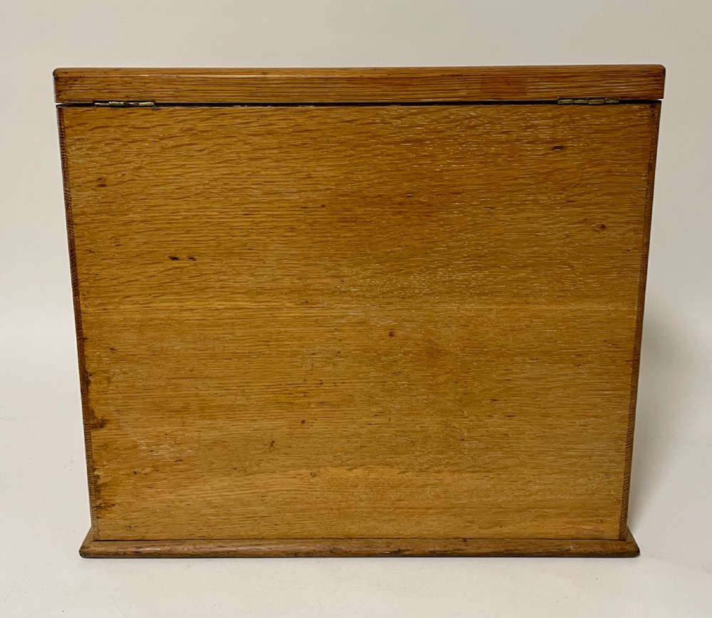 Victorian Oak Stationery Cabinet View VI