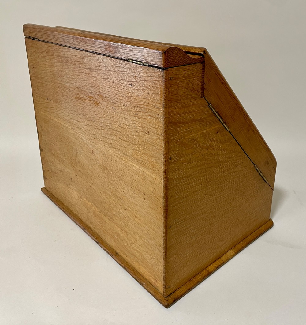 Victorian Oak Stationery Cabinet View VII