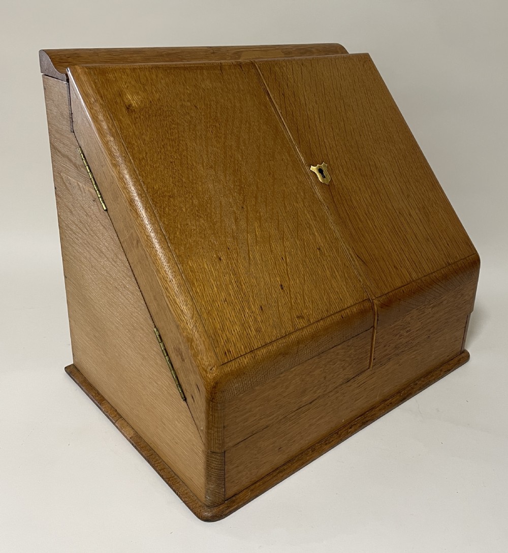 Victorian Oak Stationery Cabinet View IX