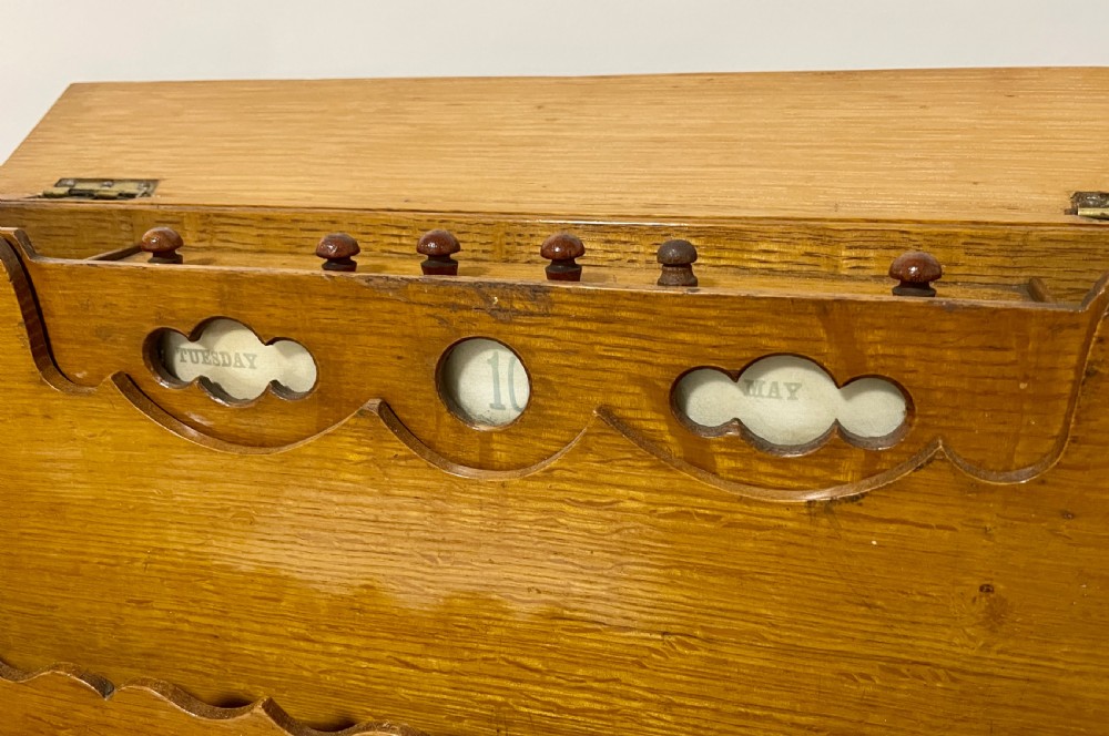 Victorian Oak Stationery Cabinet View XIV